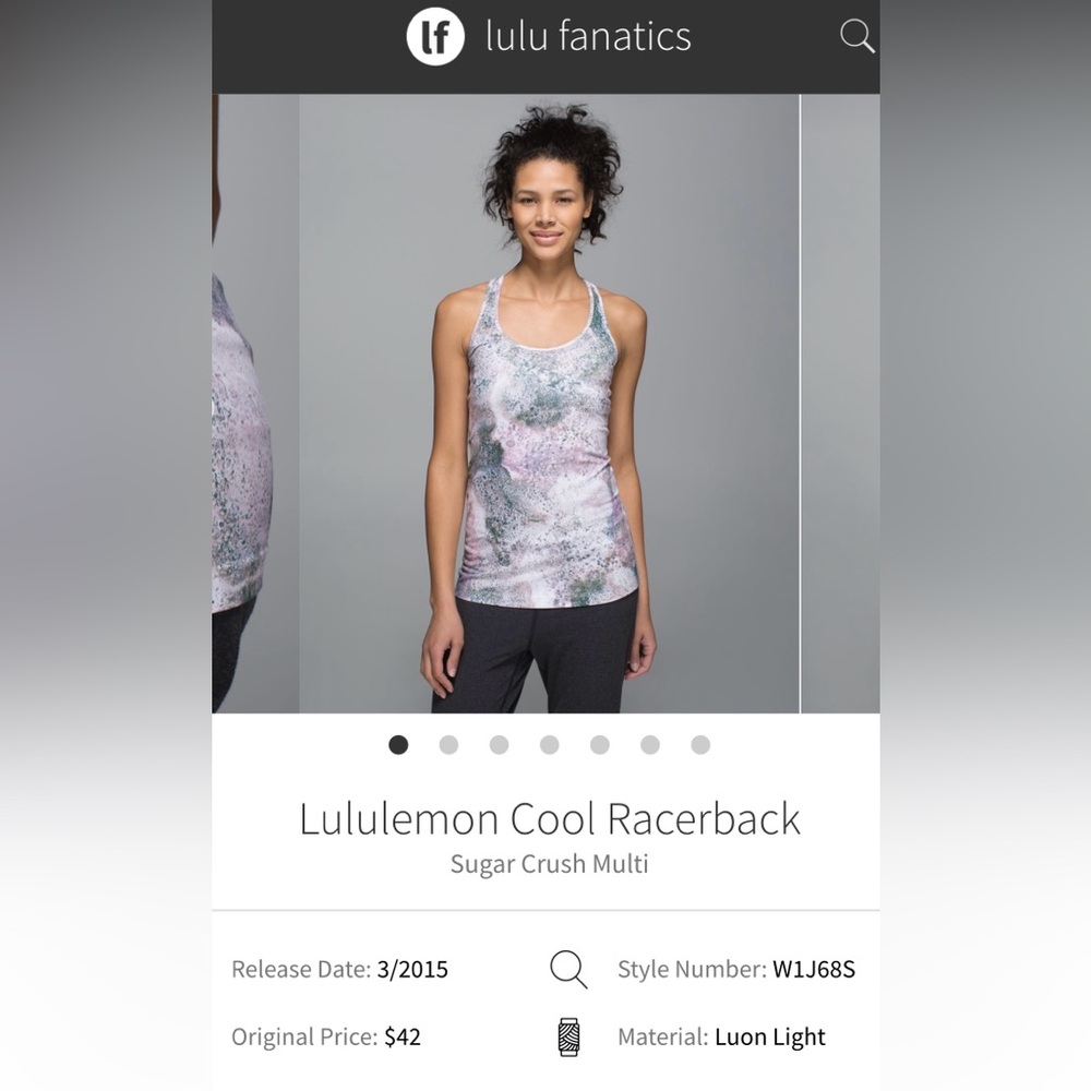 EUC Lululemon Cool Racerback